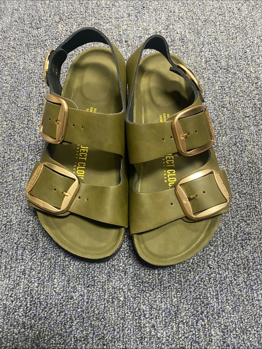 Olive Green Kids Double-Buckle Sandals
Project Cloud